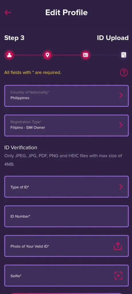SIM Registration