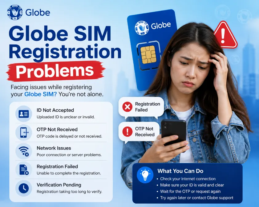 Globe SIM Registration Problems