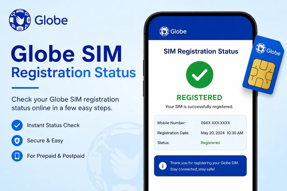 Globe SIM Registration Status